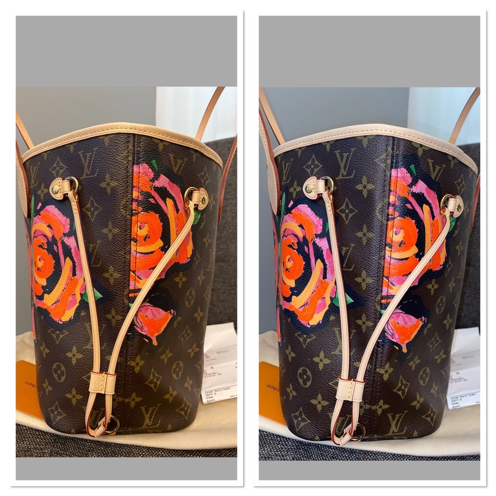 🎈SOLD🎈Louis Vuitton Roses Neverfull MM - Picture 4 of 16